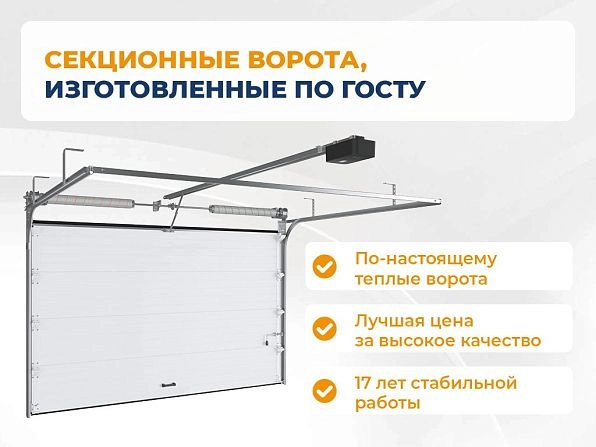 Секционные ворота 3100х2600 мм антрацитовые DoorHan RSD02, perm.doorhan.ru