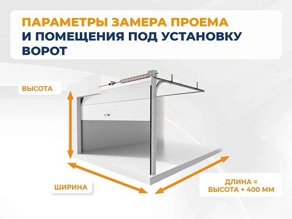 Секционные ворота 2900х2650 мм белые DoorHan RSD02, perm.doorhan.ru
